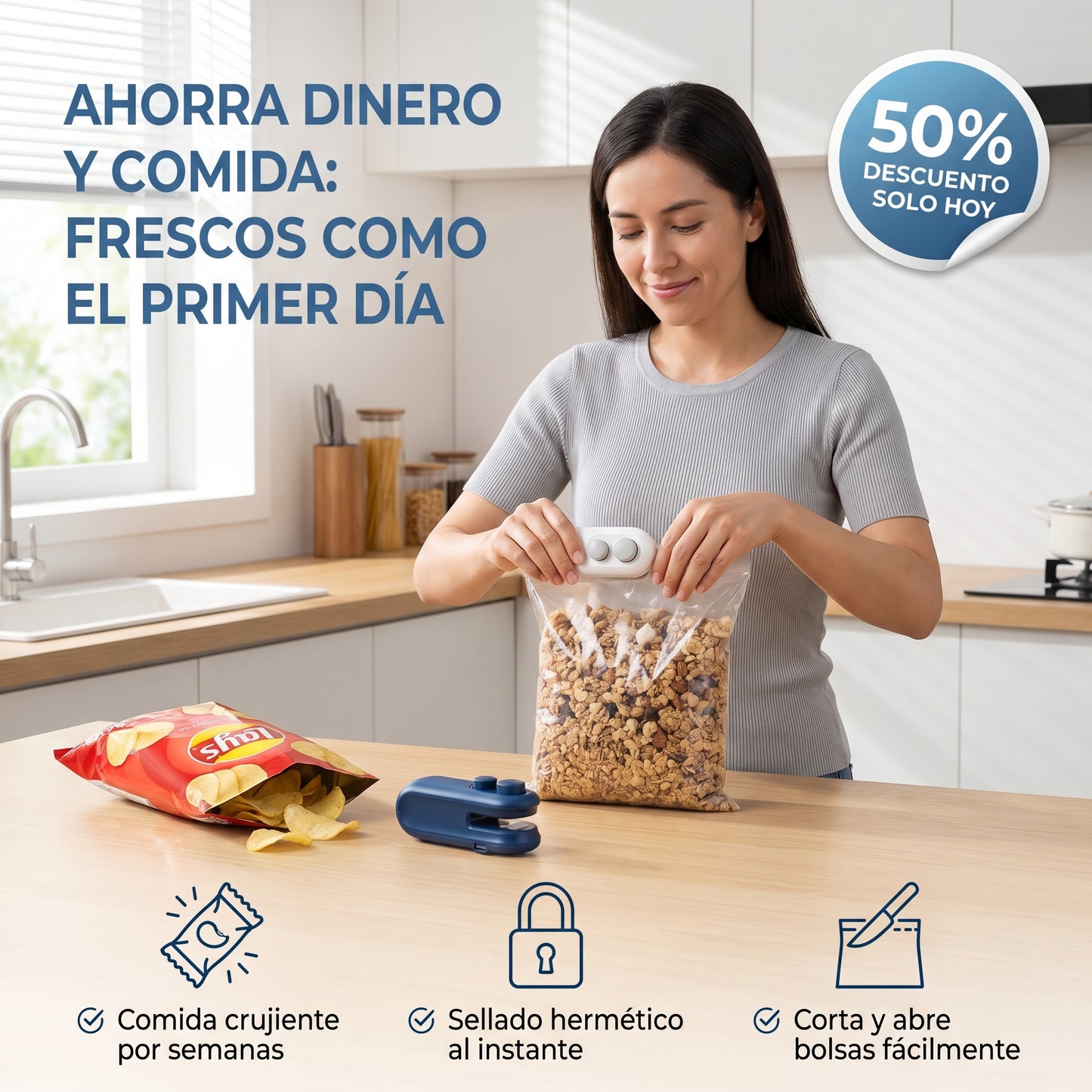 Pack Mini Sellador Portátil X3